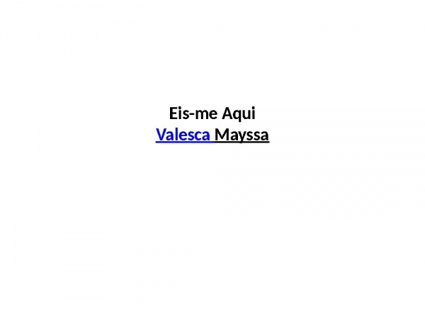 Eis-me Aqui