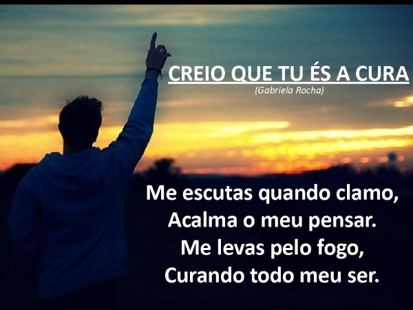 Creio que tu és a cura - Gabriela rocha