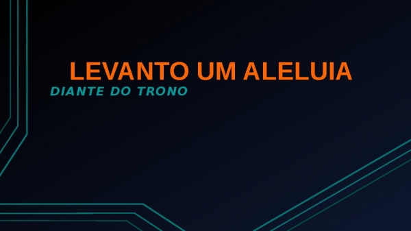 Levanto Um Aleluia (part. Isaías Saad) - página 1