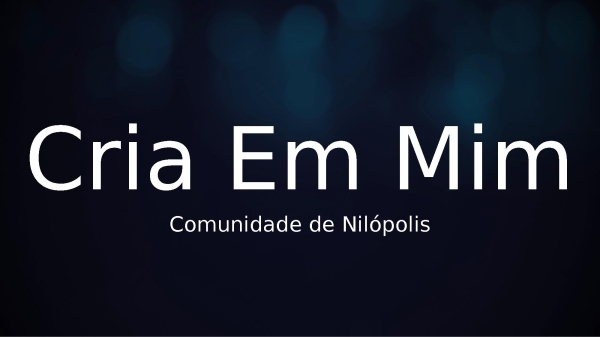Cria Em Mim