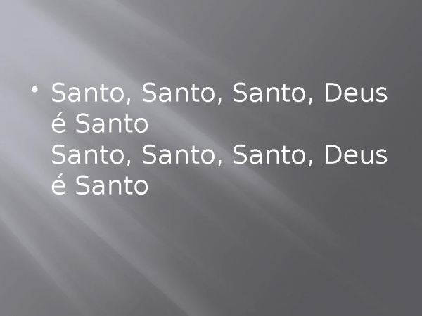 santo | Slide Gospel