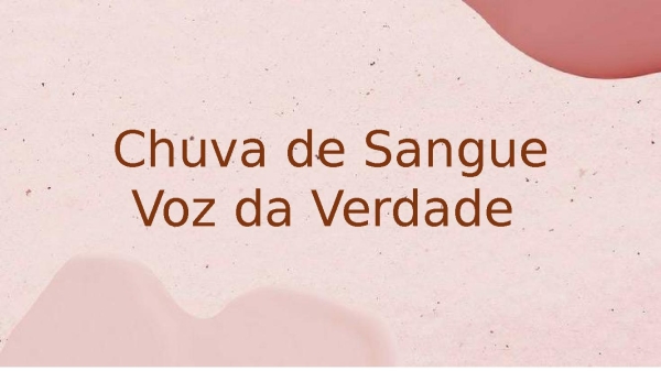 chuva de sangue