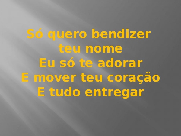 Pra Te Adorar Eu Vivo Slide Gospel