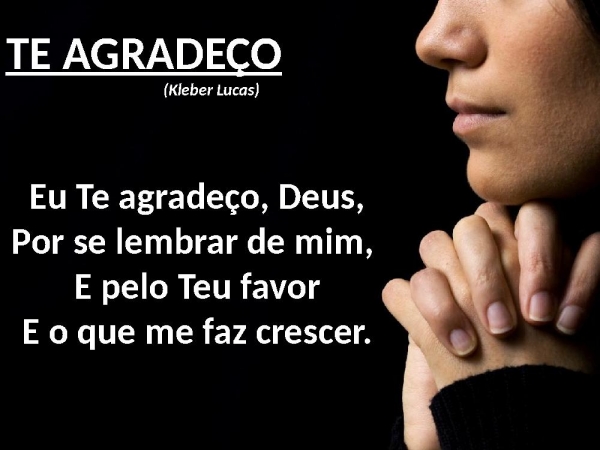 Te agradeço - Kleber Lucas