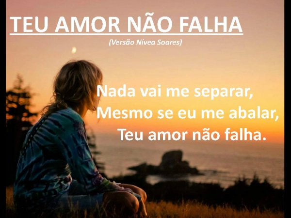 Teu amor não falha