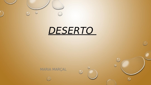Deserto