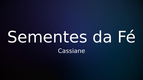 Sementes da Fé