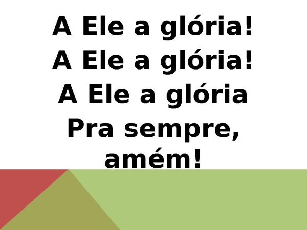 A ELE A GLÓRIA - página 3