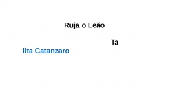 Ruja o Leão