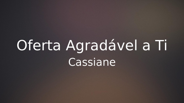 Oferta Agradável  a Ti