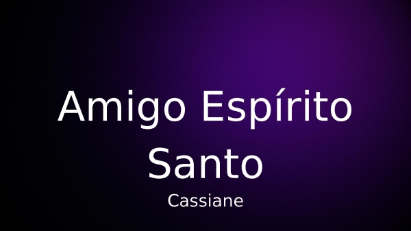 Amigo Espírito Santo