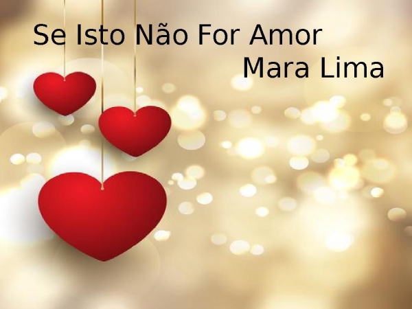 SE ISSSO NÃO FOR POR AMOR.pptx