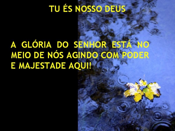 TU ÉS NOSSO DEUS