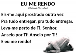 EU ME RENDO (Ministério Mergulhar).ppt