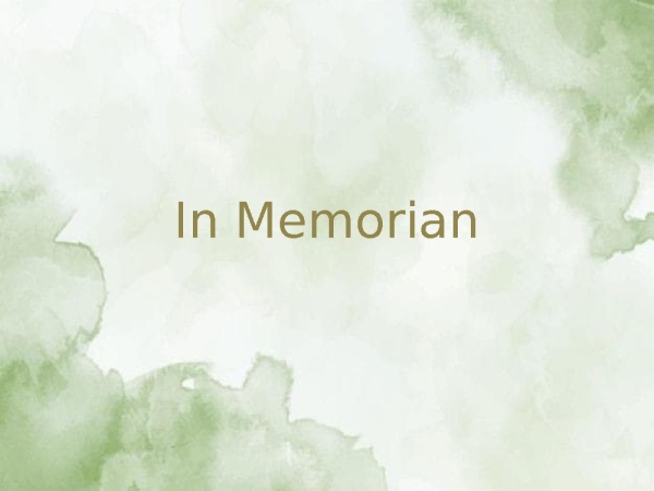 In memorian