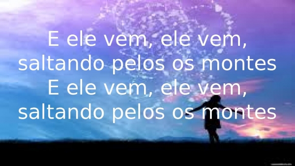 Ele vem | Slide Gospel