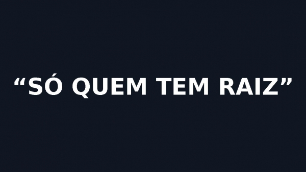 SARAH FARIAS - SÓ QUEM TEM RAIZ.pptx