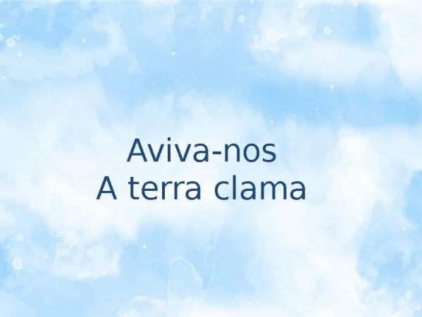 A terra clama