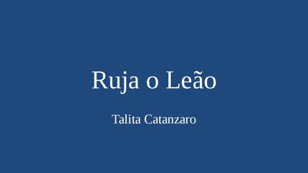 Ruja o Leão