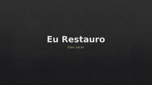 Eu Restauro.pptx